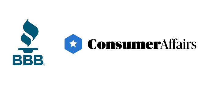 BBB logo, Consumer Affairs logo